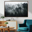 Foggy Forest Wall Art Canvas Print | 3 Panel Large Misty by MyGreatCanvas | Canvas Wall Art Prints | Photo Prints & Wall Decor