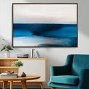 Dark Blue Abstract Wall Art Canvas Print by MyGreatCanvas | Canvas Wall Art Prints | Photo Prints & Wall Decor