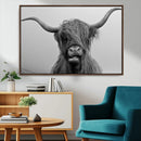 Texas Cow Wall Art Canvas, Texas Longhorn Cattle Canvas by MyGreatCanvas | Canvas Wall Art Prints | Photo Prints & Wall Decor