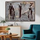 African American Wall Art – Elegant African Women Canvas