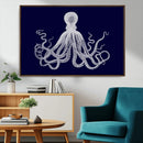 Blue Octopus Wall Art Canvas Print by MyGreatCanvas | Canvas Wall Art Prints | Photo Prints & Wall Decor