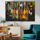 Kitchen Spice Wall Art Canvas Print