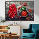 Red Pepper Kitchen and Restaurant Wall Wall Art, Red Pepper by MyGreatCanvas | Canvas Wall Art Prints | Photo Prints & Wall Decor