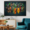 Colorful Spices Canvas Wall Art – Vibrant Kitchen Decor by MyGreatCanvas | Canvas Wall Art Prints | Photo Prints & Wall Decor