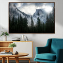 Yosemite National Park El Capitan Foggy Mountain Wall Art | by MyGreatCanvas | Canvas Wall Art Prints | Photo Prints & Wall Decor