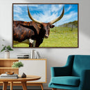 Longhorn and Cow Wall Art, Country Cow Wall Decor Canvas by MyGreatCanvas | Canvas Wall Art Prints | Photo Prints & Wall Decor