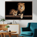 Lion Canvas Wall Art – Majestic Animal Print Artwork for by MyGreatCanvas | Canvas Wall Art Prints | Photo Prints & Wall Decor