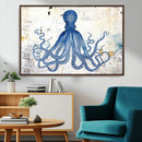 Octopus Canvas Wall Art | Coastal Marine Life Artwork for by MyGreatCanvas | Canvas Wall Art Prints | Photo Prints & Wall Decor