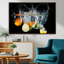 Kitchen Wall Art, Kitchen Fruits Art Canvas Print