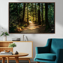 Natural Landscape Wall Art Relaxing Forest Canvas Print