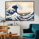 Wall Art Kanagawa Canvas Artwork Abstract Print