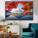 Mount Fuji Canvas Wall Art Japan Autumn Mountain Canvas