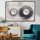 Vintage Cassette Tape Canvas Wall Art - Inspirational 'Life by MyGreatCanvas | Canvas Wall Art Prints | Photo Prints & Wall Decor