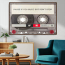 Music Cassette Iconic Wall Art Canvas Print by MyGreatCanvas | Canvas Wall Art Prints | Photo Prints & Wall Decor