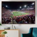 Mississippi State Bulldogs Stadium Wall Art Canvas Print –