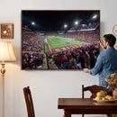 Washington-Grizzly Stadium Canvas Print, American Football