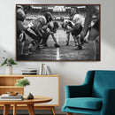 American Football Wall Art Canvas Print Framed Stadium Sport