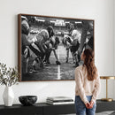 American Football Wall Art Canvas Print Framed Stadium Sport