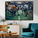 American Football Playing Wall Art Canvas Print by MyGreatCanvas | Canvas Wall Art Prints | Photo Prints & Wall Decor
