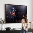 American Football Wall Art Canvas Print, Stadium Sport Wall