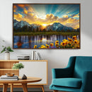 Grand Teton Park Sunrise Wall Art – Vibrant Landscape Canvas by MyGreatCanvas | Canvas Wall Art Prints | Photo Prints & Wall Decor