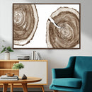 Wood Tree Ring Wall Art Canvas Prints, Tree Rings –