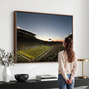 Oregon Ducks Football Team Print - Eugene Autzen Stadium