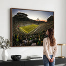 Oregon Stadium Canvas Wall Art - Captivating Game Day Scene