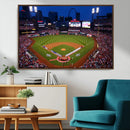 St. Louis Cardinals Baseball Team Print - Busch Stadium Wall by MyGreatCanvas | Canvas Wall Art Prints | Photo Prints & Wall Decor
