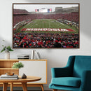 Wisconsin Badgers Team Print Canvas - Madison Camp Randall
