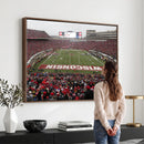 Wisconsin Badgers Team Print Canvas - Madison Camp Randall
