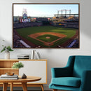 Colorado Rockies Coors Field Wall Art Canvas Print - MLB
