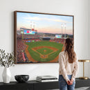 Cincinnati Reds Baseball Print Canvas- Cincinnati