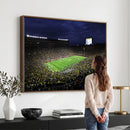 Michigan Wolverines Football Canvas Wall Decor, Football