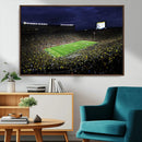 Michigan Wolverines Football Canvas Wall Decor, Football