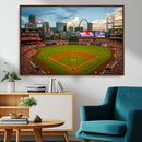 St. Louis Cardinals Baseball Team Print - Busch Stadium Wall