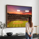 Oakland Athletics Baseball Team Print - Oakland Coliseum