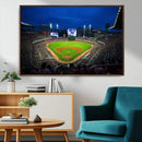 Truist Park Night Game Canvas Art - Atlanta Braves Stadium
