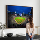 Truist Park Night Game Canvas Art - Atlanta Braves Stadium