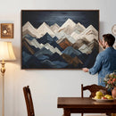 Mountain Wall Art – Modern Abstract Landscape Canvas Print