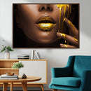 African American Art Black Woman Canvas Print, African Wall