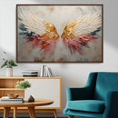Golden Angel Wings Wall Art Canvas Print – Stunning Abstract by MyGreatCanvas | Canvas Wall Art Prints | Photo Prints & Wall Decor