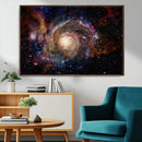 Nebula and Galaxies in Space Wall Art Canvas Print, Spiral