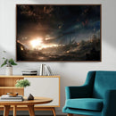 Avengers Planet Wall Art Canvas Print