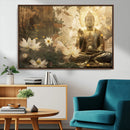 Zen Buddha Wall Art Canvas Print | Peaceful Meditation Decor