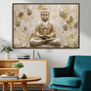 Serene Buddha Wall Art | Yoga Room Decor and Meditation Wall