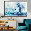 Golf Swing Wall Art Canvas Print - Sports-Inspired by MyGreatCanvas | Canvas Wall Art Prints | Photo Prints & Wall Decor