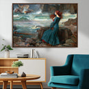 Miranda by the Shore Wall Art Canvas Print – Tempest Scene by MyGreatCanvas | Canvas Wall Art Prints | Photo Prints & Wall Decor
