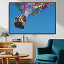 Carl Fredricksen, Up Movie Wall Art, Balloons Wall Art, Air