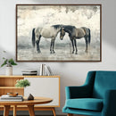 Chines Style Majestic Horses Wall Art | Ready to Hang and